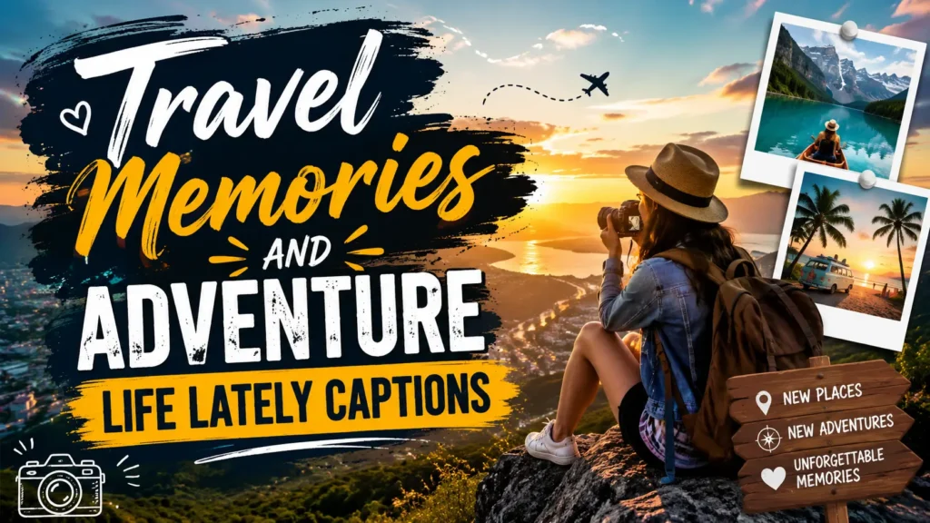 Travel Memories and Adventure Life Lately Captions