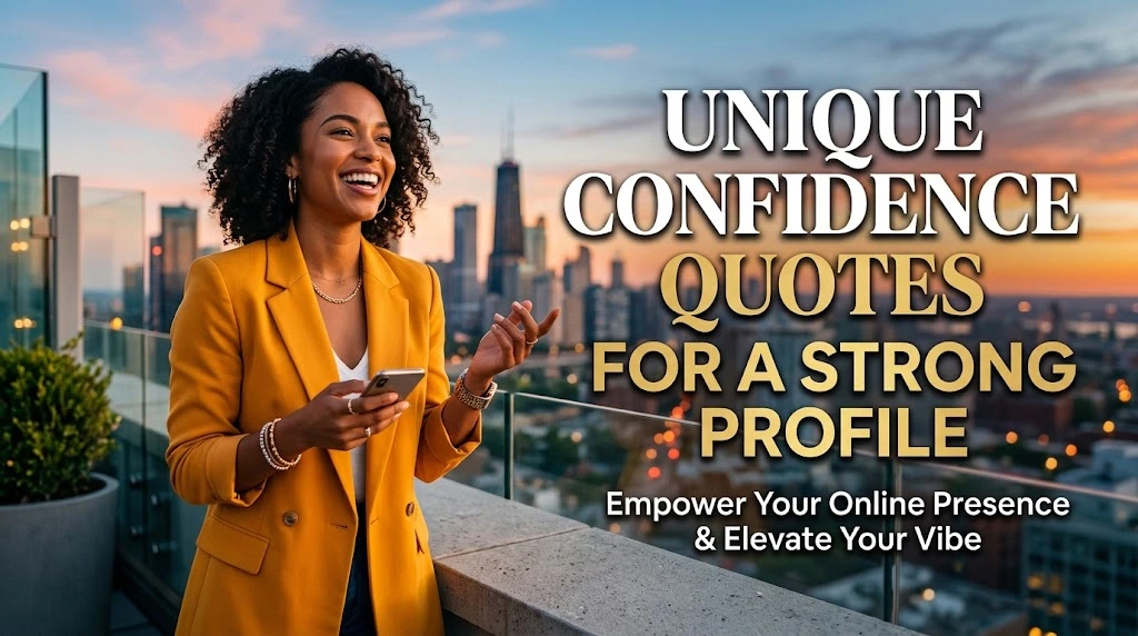 Unique Confidence Quotes for a Strong Profile