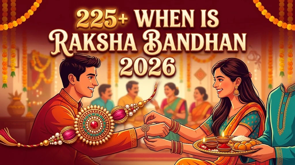 225+ when is raksha bandhan 2026