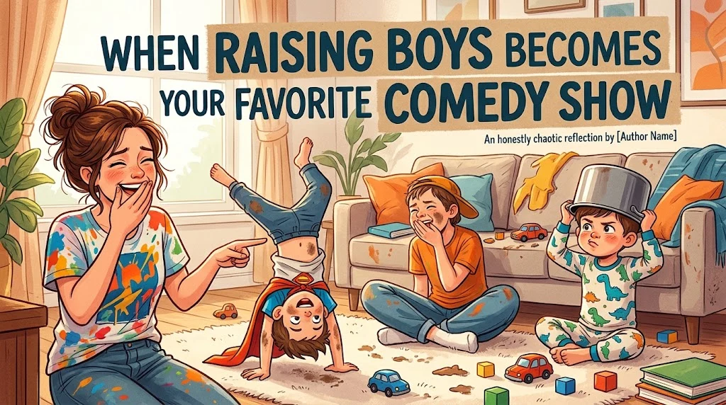 When Raising Boys Becomes Your Favorite Comedy Show