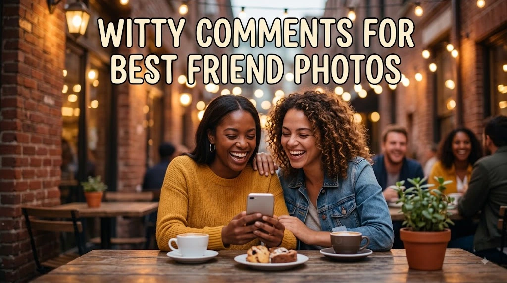 Witty Comments for Best Friend Photos