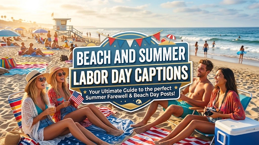 Beach and Summer Labor Day Captions