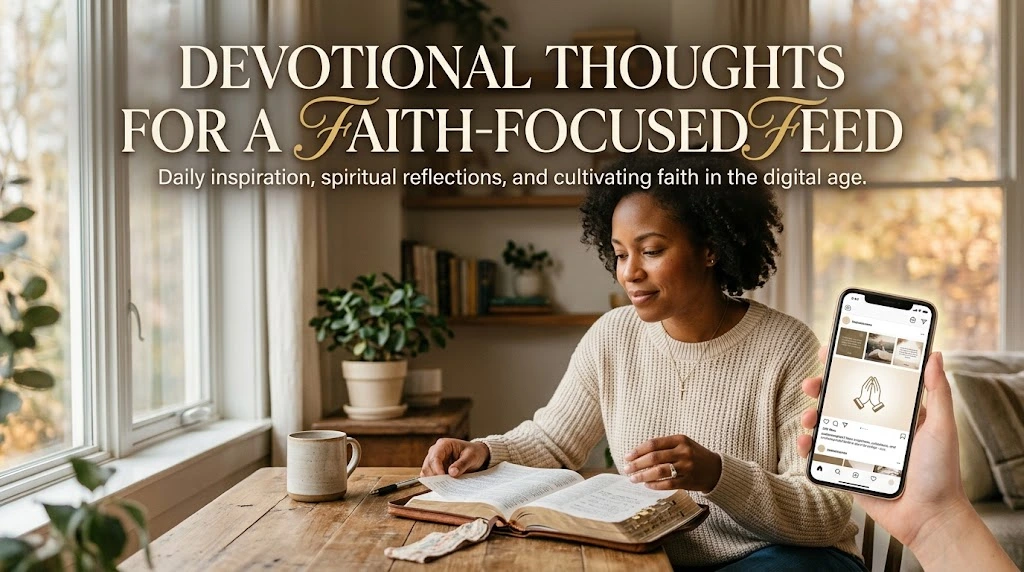Devotional Thoughts for a Faith-Focused Feed