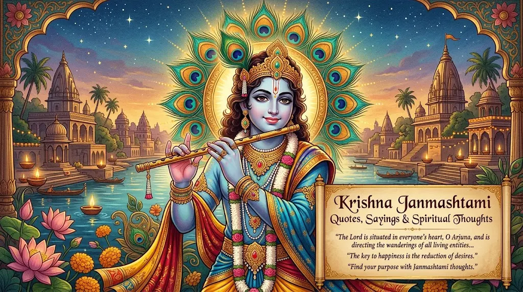 Krishna Janmashtami Quotes, Sayings & Spiritual Thoughts