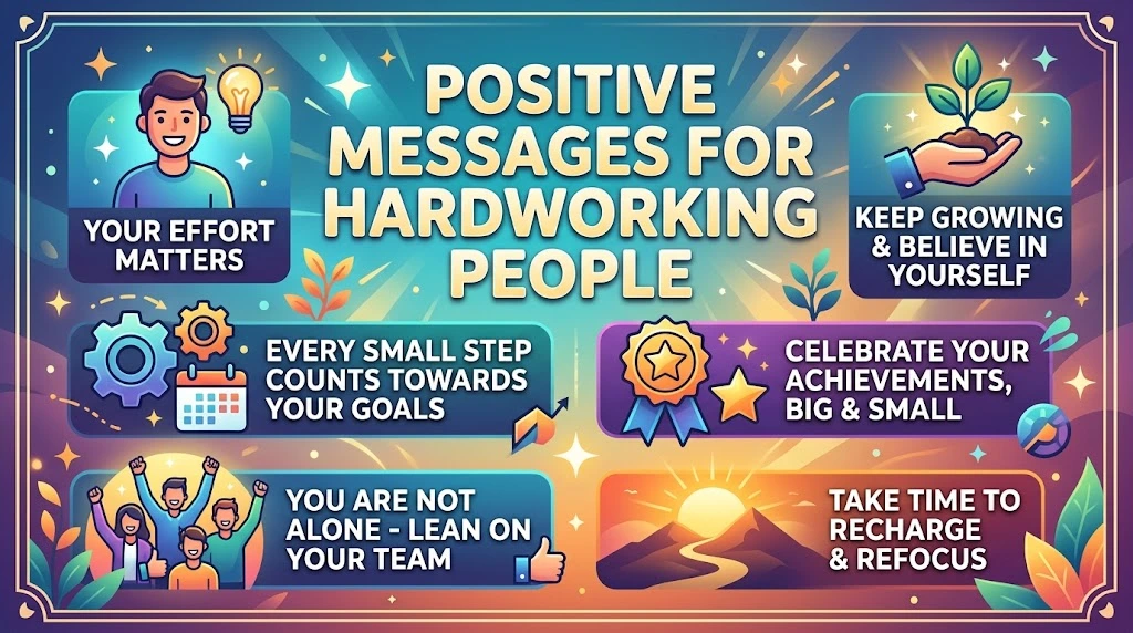 Positive Messages for Hardworking People