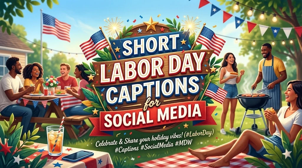 Short Labor Day Captions for Social Media