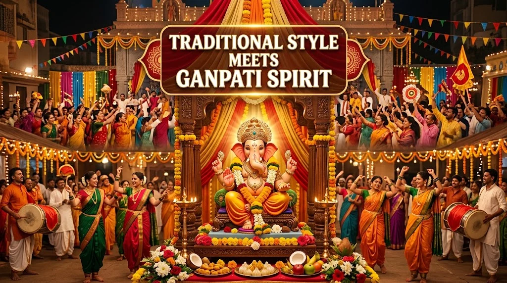 Traditional Style Meets Ganpati Spirit